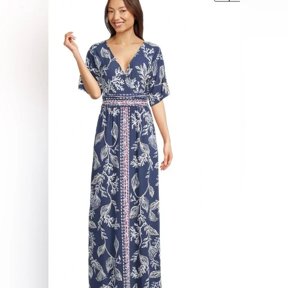 Lilly Pulitzer | Dresses | Nwt Lilly Pulitzer Parigi Boat Neck Maxi Dress  Size L | Poshmark